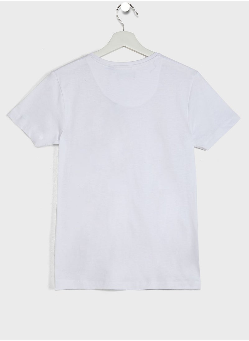 BRAVE SOUL - Boys Printed Short Sleeved T-Shirt - Image 1