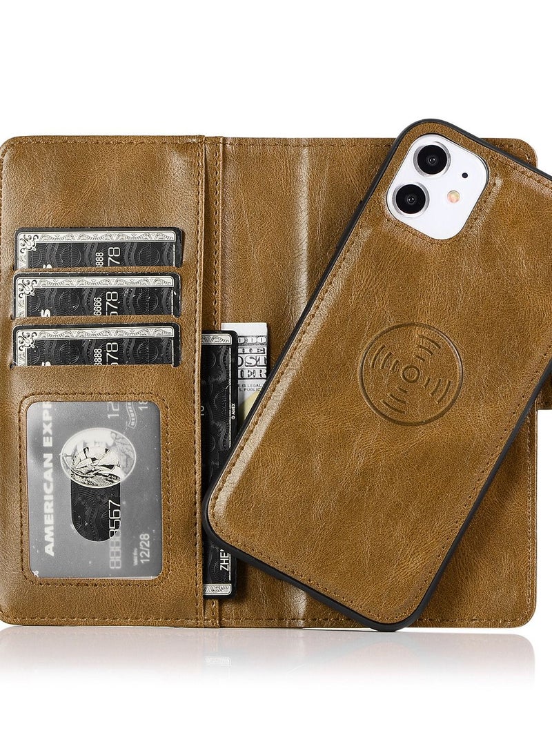 Loquat Suitable For Iphone Card Slot Wallet  Leather Case  - Image 2