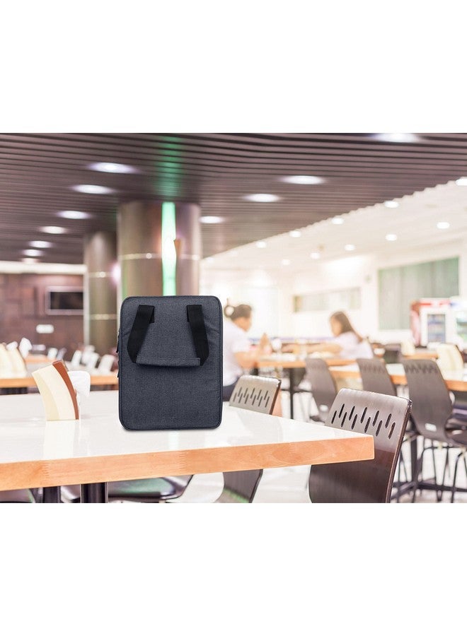 MIHAD Travel Tiffin Bag | Lunch Bag | Storage Bag for Office, College, School & Picnic, Material Polyester Capacity- 8 Liter & Size 11.5" x 8.5" x 5" (Grey) - Image 5