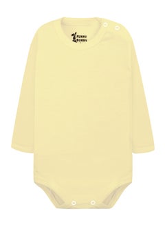 Funny Bunny Pack of 3 Cotton Long Sleeve Bodysuit for Baby  - Image 4