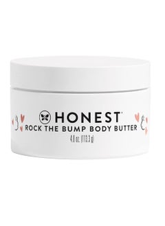 Honest The Honest Company Honest Mama Rock The Bump Body Butter | Moisturizing Stretch Mark Cream | Shea Butter, Avocado Oil, Vitamin E | 4 oz  - Image 1