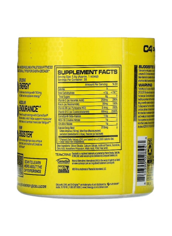 C4  Cellucor C4 / Cellucor, C4 Original, Pre-Workout, Watermelon, 5.9 oz (168 g)  - Image 2