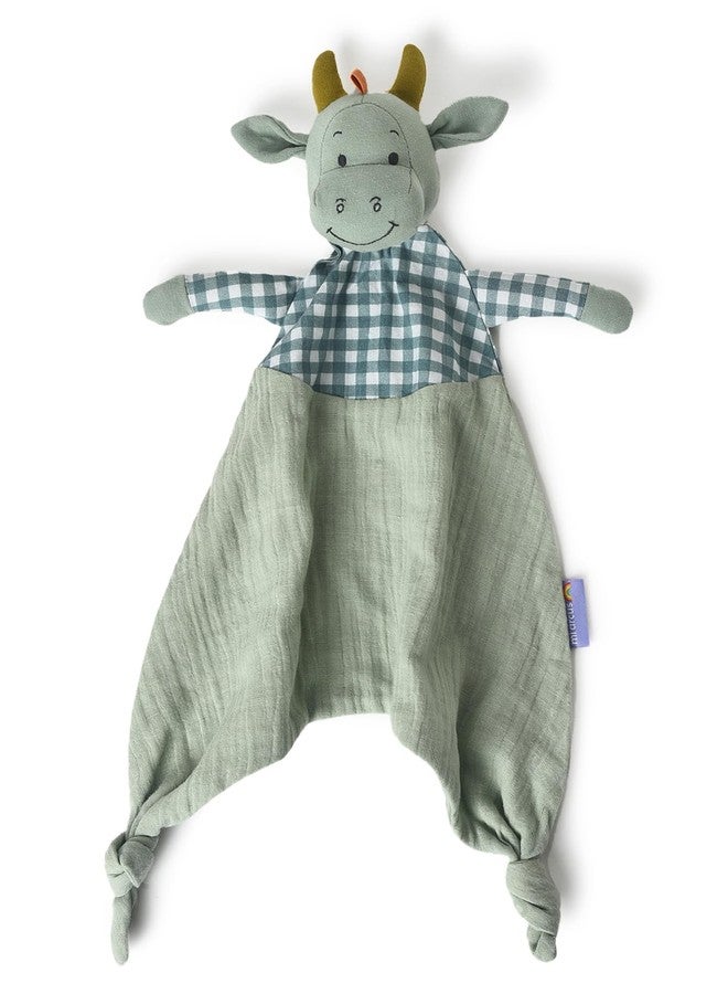 Mi Arcus Green Security Blanket with Cuddle Cloth Soft Toy for Baby Comfortable Sleep - Image 1