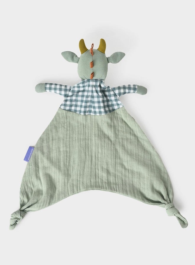 Mi Arcus Green Security Blanket with Cuddle Cloth Soft Toy for Baby Comfortable Sleep - Image 3