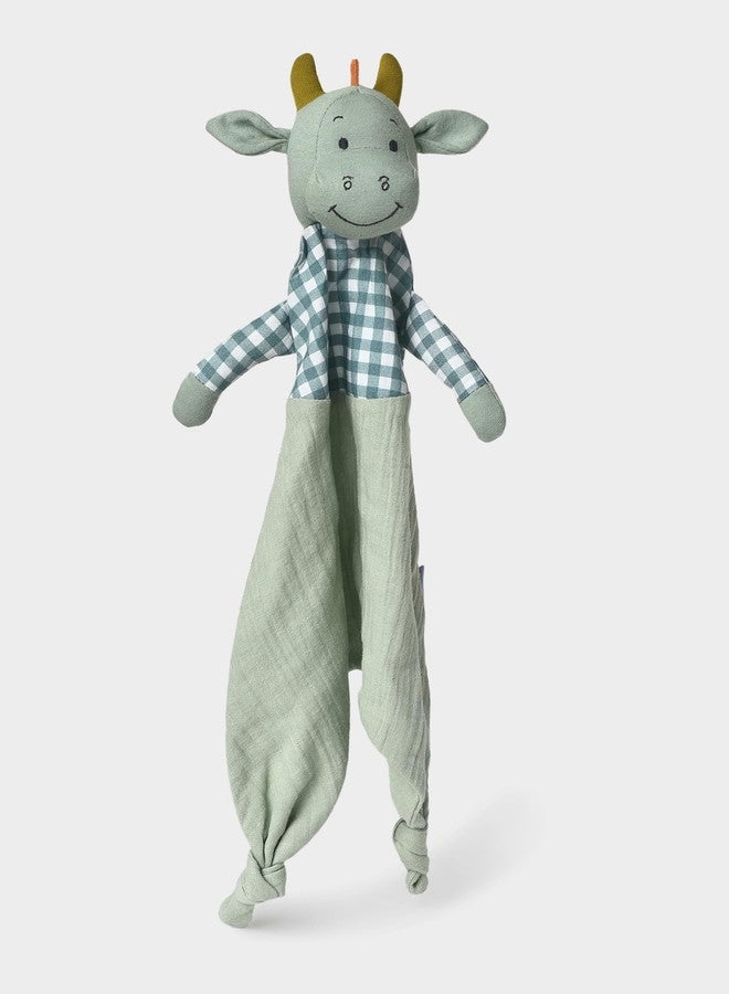 Mi Arcus Green Security Blanket with Cuddle Cloth Soft Toy for Baby Comfortable Sleep - Image 2