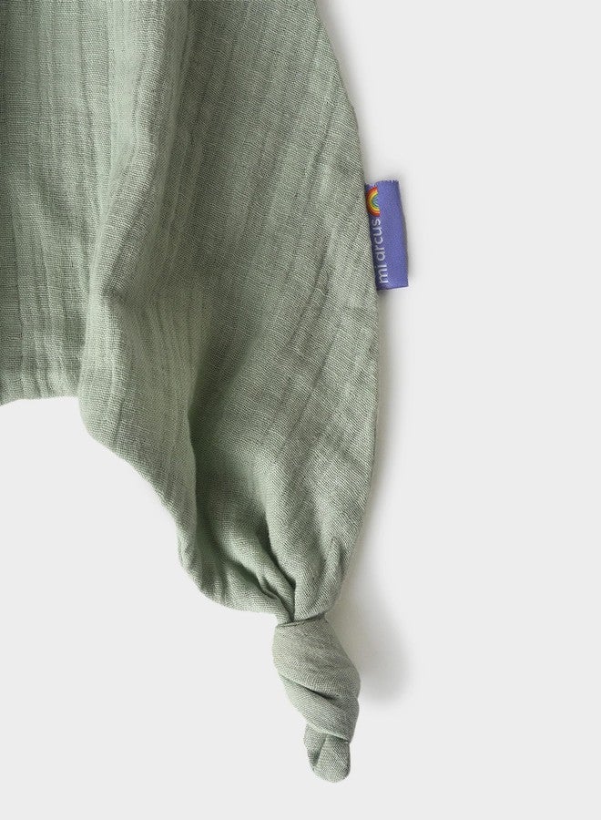 Mi Arcus Green Security Blanket with Cuddle Cloth Soft Toy for Baby Comfortable Sleep - Image 5