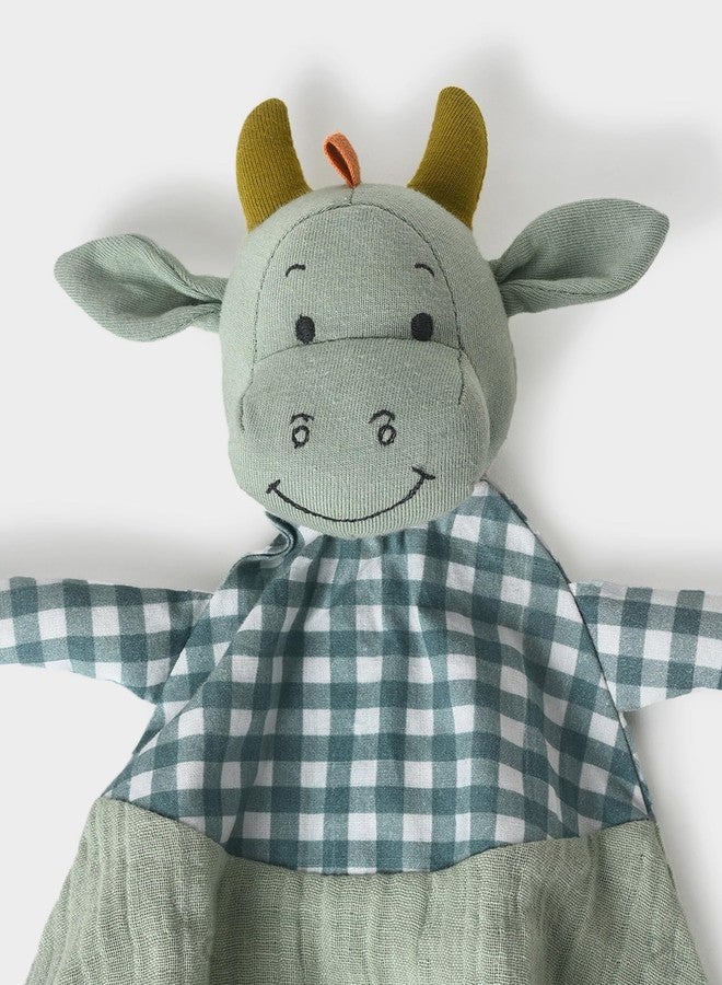 Mi Arcus Green Security Blanket with Cuddle Cloth Soft Toy for Baby Comfortable Sleep - Image 4