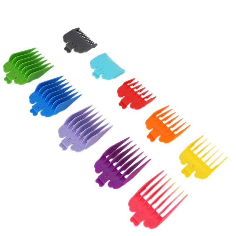 10pcs Comb Guide Set Electric Hair Clipper Spare Parts Hairstyling Limit Combs Accessory - Image 2