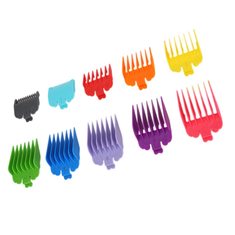 10pcs Comb Guide Set Electric Hair Clipper Spare Parts Hairstyling Limit Combs Accessory - Image 5