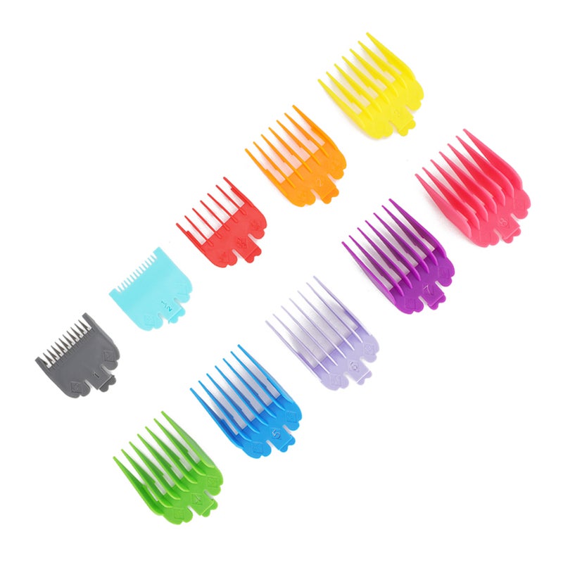 10pcs Comb Guide Set Electric Hair Clipper Spare Parts Hairstyling Limit Combs Accessory - Image 3