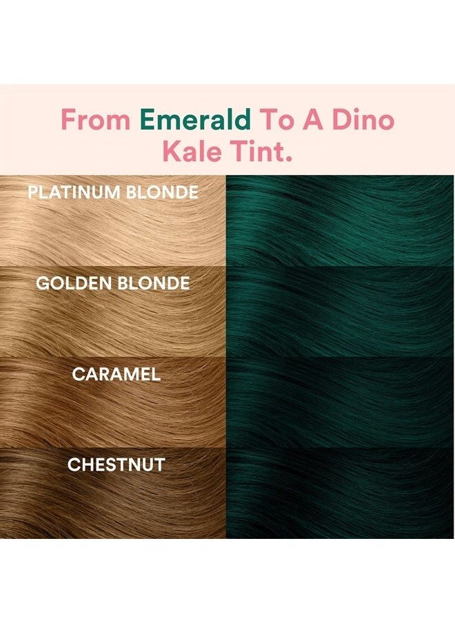 INH Semi Permanent Hair Color Emerald, Color Depositing Conditioner, Temporary Hair Dye, Tint Conditioning Hair Mask, Safe, Green Hair Dye - 6oz  - Image 3