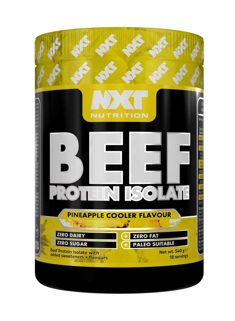 NXT Nutrition Beef Protein Isolate - Pineapple - (540g) - Image 1