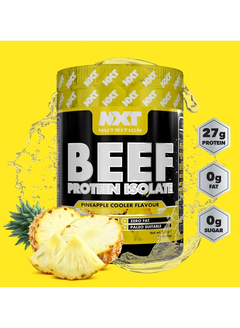 NXT Nutrition Beef Protein Isolate - Pineapple - (540g) - Image 3