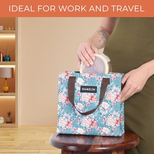 HAMELIN Lunch Bag for Office | Leakproof Tiffin Box Bag for Office, School & Travel | Lunch Box Bags for Men, Women & Kids | Stylish Lunch Bags for Boys & Girls|Tiffin Bag for Travel | Indian Summer - Image 5