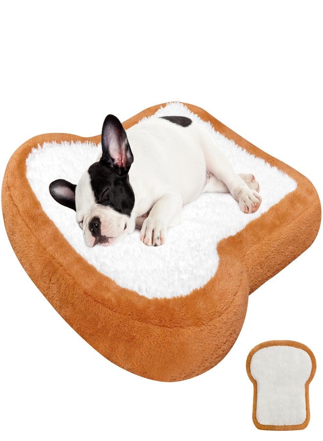 Orthopedic Dog Bed for Small Dogs, Toast Style Washable Non-Slip Pet Bed for Dogs and Cats, Puppy Kitten Washable Pet Mat Bed for Crate Home Indoor - Image 1