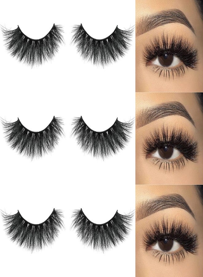 mikiwi Real Mink Lashes Mikiwi Eyelashes, 5D Mink Eyelashes, Super Fluffy Long Dramatic Eyelashes, Thick HandMade Full Strip Lashes, Cruelty-Free Lash 18-20MM 3D Mink Lashes - Image 1