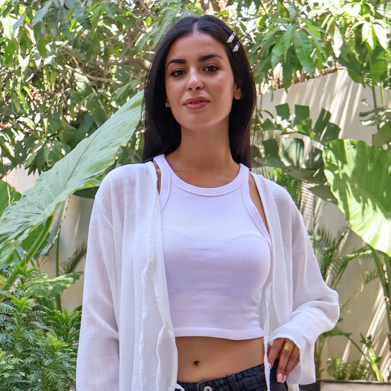 Pavo Sarah White Blouse - Image 1
