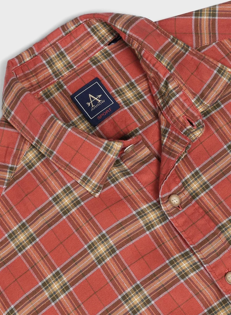 Arrow Checked Regular Fit Shirt