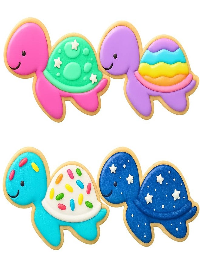 Mighty Gadget Baby Cartoon Turtle Cookie Cutter & Stamp - 4x2.8" Cute Design for everyone' Parties (Random Color) - Image 4