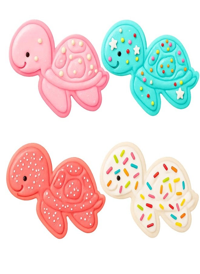 Mighty Gadget Baby Cartoon Turtle Cookie Cutter & Stamp - 4x2.8" Cute Design for everyone' Parties (Random Color) - Image 5