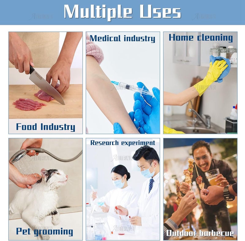 AUEAR , 100 Pcs Disposable Arm Sleeves Covers Protectors Waterproof Oversleeves with Elastic End for Arm Protection - Image 5