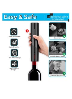 Generic Electric Bottle Opener For Red Wine, Foil Cutter Automatic Red Wine Openers, Kitchen Accessories Gadgets, Bottle Opener  - Image 5