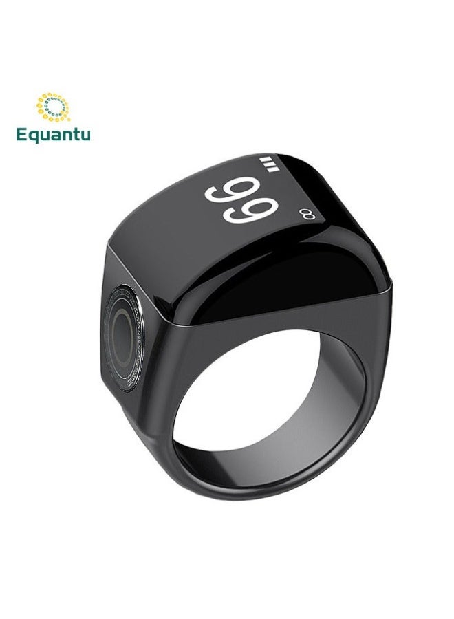 Equantu Zinc Alloy Smart Ring Bluetooth Prayer Counter 20mm - Image 1