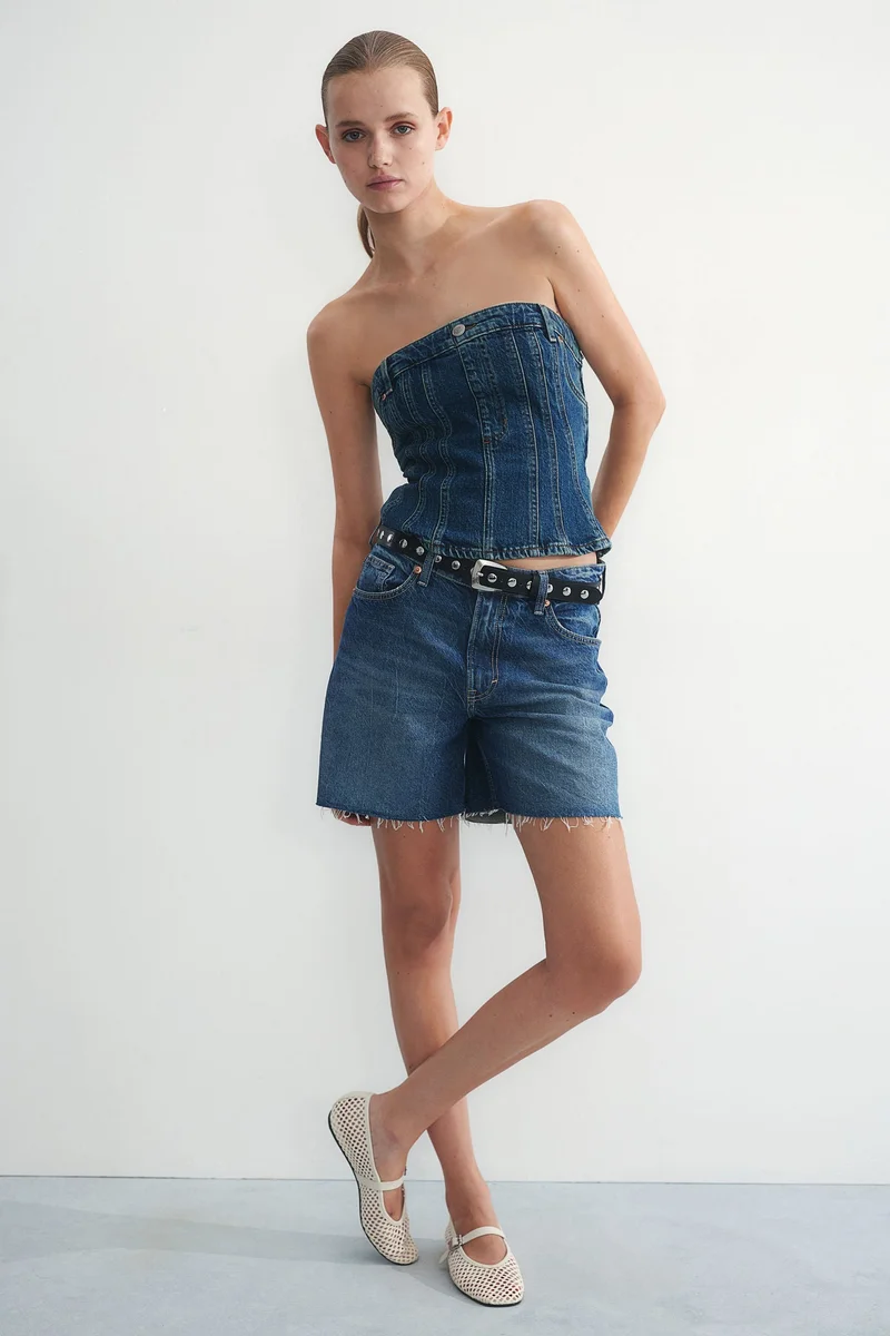 H&M Denim Bustier