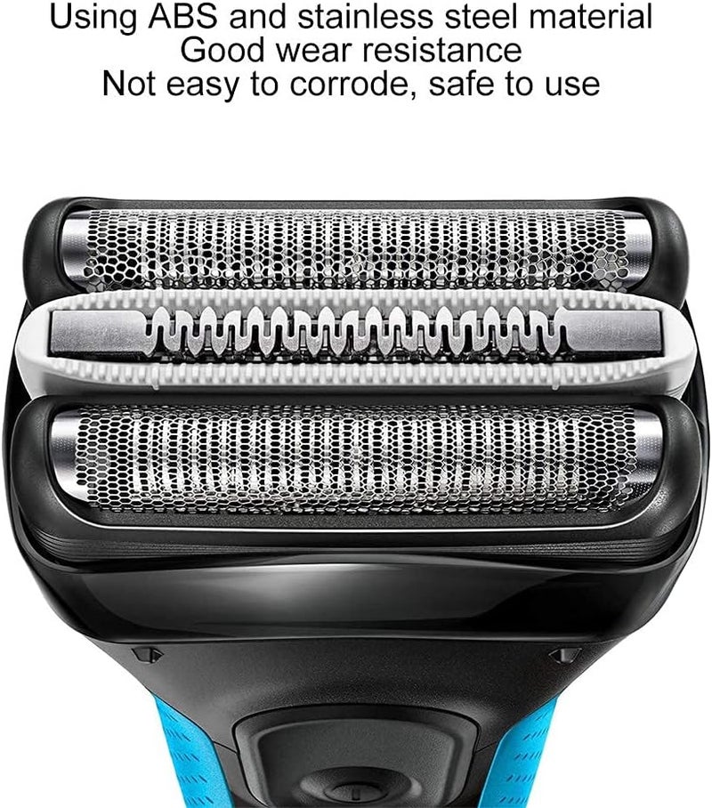 klarako رأس استبدال ماكينة الحلاقة متوافق مع براون 3 سيريز 300S / 301S / 310S، رأس استبدال ماكينة الحلاقة الكهربائية 32B، رأس استبدال الشفرات متوافق مع سلسلة براون 32B - Image 5