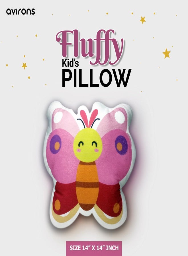 Avirons Adorable Butterfly Pillow - Cozy and Playful! Ideal for Kids, This Soft Pillow Brings Color and Comfort to naps, Play, and Cuddles. - Image 5
