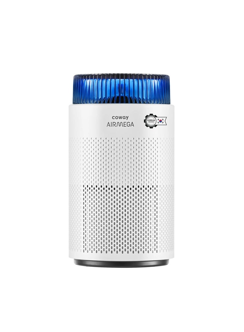 COWAY AM100 Air Purifier for Home & Bedroom up to 810 ft² | GreenHEPA 3-in-1 Filter | Mood Light Air Quality Indicator | Super Quiet 24dB Sleep Mode | Removes 99.99% Dust, Pets, Odours & Allergens | 2 year Warranty | White - Image 1