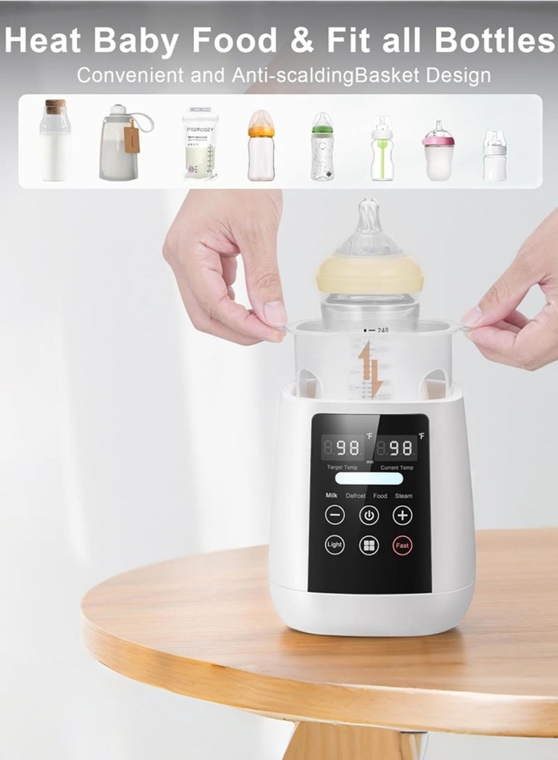EzzySo Bottle Warmer 3-in-1 Sterilizer and Food Warmer Mode Auto Shut-Off BPA Free 48H Keep Warm Ideal Baby Gift for Newborns - Image 3