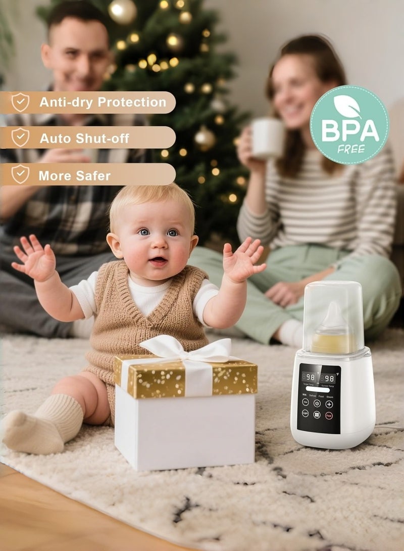 EzzySo Bottle Warmer 3-in-1 Sterilizer and Food Warmer Mode Auto Shut-Off BPA Free 48H Keep Warm Ideal Baby Gift for Newborns - Image 2
