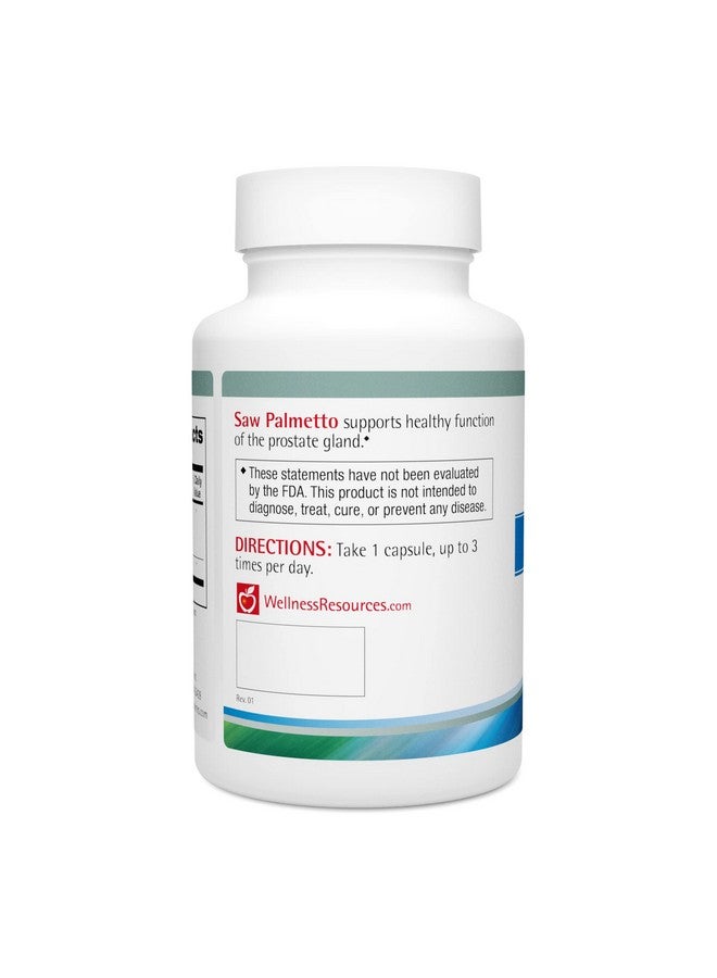 ويلنيس ريسورسز Wellness Resources Saw Palmetto Deep CO2 Extract, No Solvents - High Effectiveness لصحة البروستاتا (90 كبسولة) - Image 3
