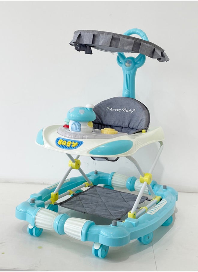 kiddoz Baby Walker - Light Blue 