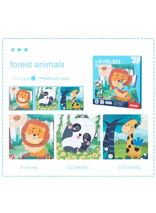 Magnetic Puzzle Tiles for Kids Aged 3-6 - Early Learning Educational Toy