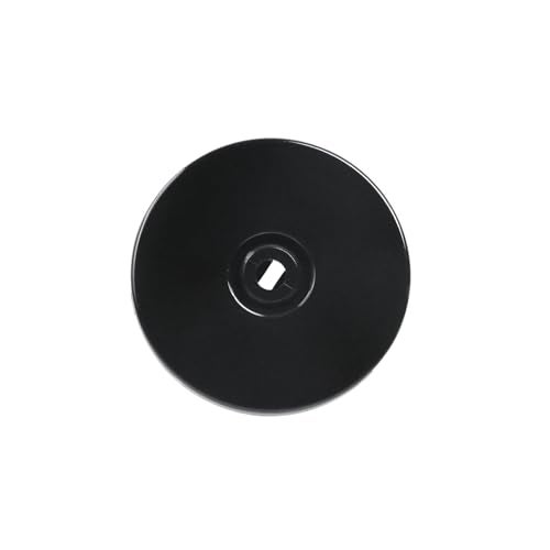 Geesatis 4 Pcs Acrylic Lazy Susan 3 inch Rotating Turntable Organizer Bearings Round Swivel Plate for Spice Rack Table Cake Kitchen Pantry, Black - Image 3
