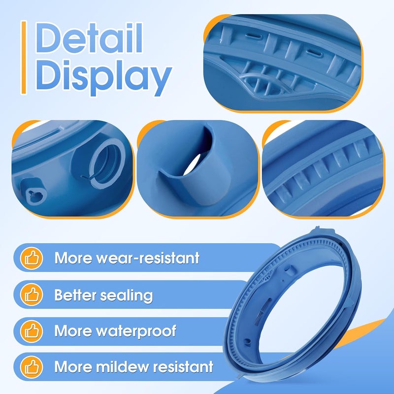 GREALTH WH05X29521 Washer Door Gasket Seal for GE Washing Machine - Image 3