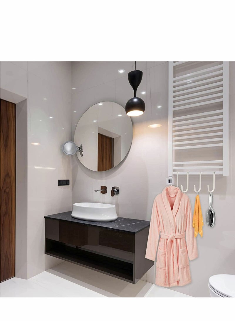 6 Pack Over the Door Hooks - Durable Metal Hangers for Clothes, Towels, Coats  More, Fits Standard  Thick Doors - Image 4