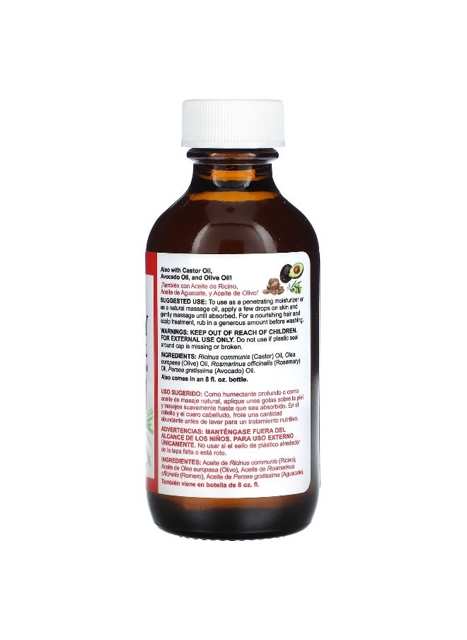 De La Cruz De La Cruz, Rosemary, Hair & Skin Oil, 2 fl oz (59 ml)  - Image 2