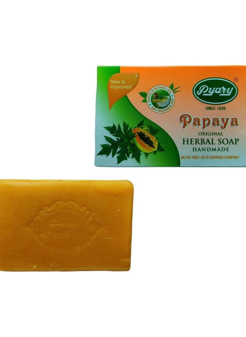 Pyary - Papaya Orignal Herbal Soap Handmade Since 1930 - Image 1