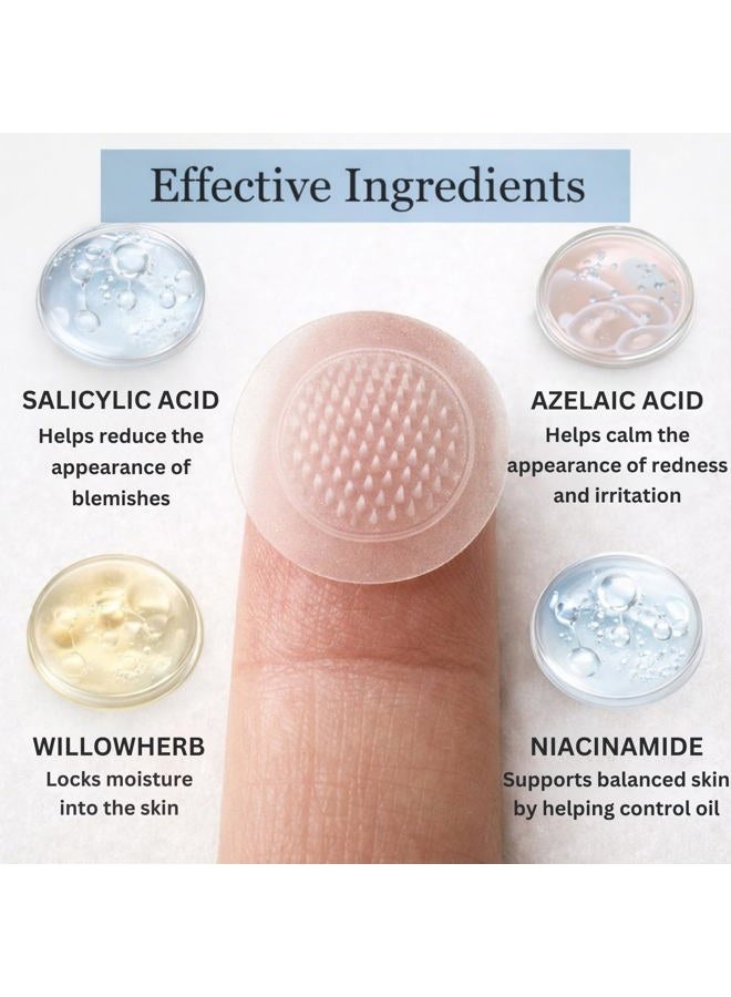 ivory loom ivoryloom Microdart Spot Patch | Targeted Blemish Care with Salicylic Acid, Azelaic Acid, Niacinamide and Willowherb | For Early-Stage Blemishes | 8 Patches - Image 2