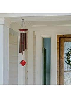 Woodstock Chimes Woodstock Wind Chimes of Pluto Wind Chimes for Outside, 27" Bronze Small Light Sound Wind Chime Decor for Outdoor Garden, Patio, Porch, Encore Collection  - Image 2