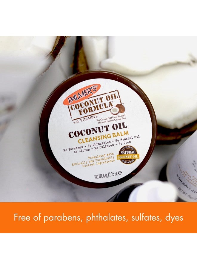 Palmer's Coconut Oil Formula, Coconut Monoi Facial Cleansing Balm and Makeup Remover, 2.25 Ounces - Image 5
