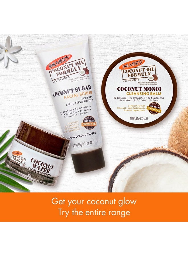 Palmer's Coconut Oil Formula, Coconut Monoi Facial Cleansing Balm and Makeup Remover, 2.25 Ounces - Image 4