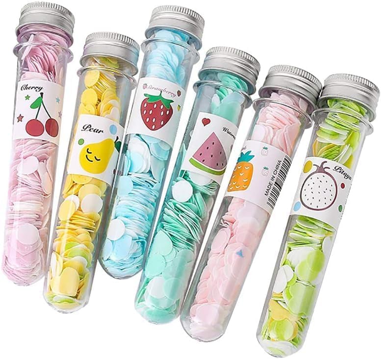 Txuolin 6 Boxes Portable Disposable Paper Soap Confetti Soap Sheets Flakes for Washing Hand Wash - Image 1