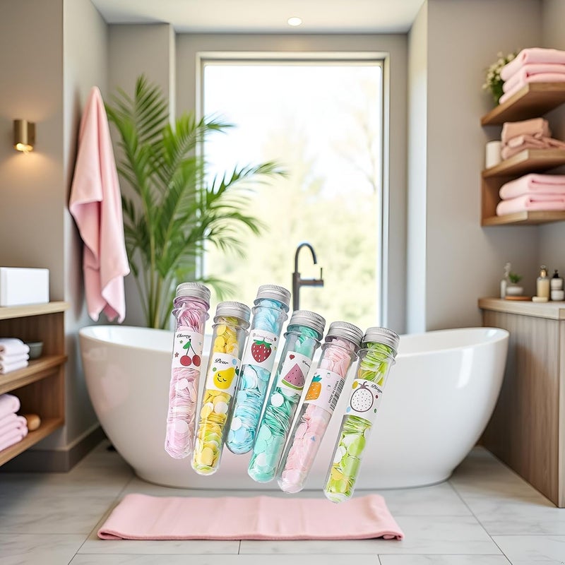 Txuolin 6 Boxes Portable Disposable Paper Soap Confetti Soap Sheets Flakes for Washing Hand Wash - Image 5