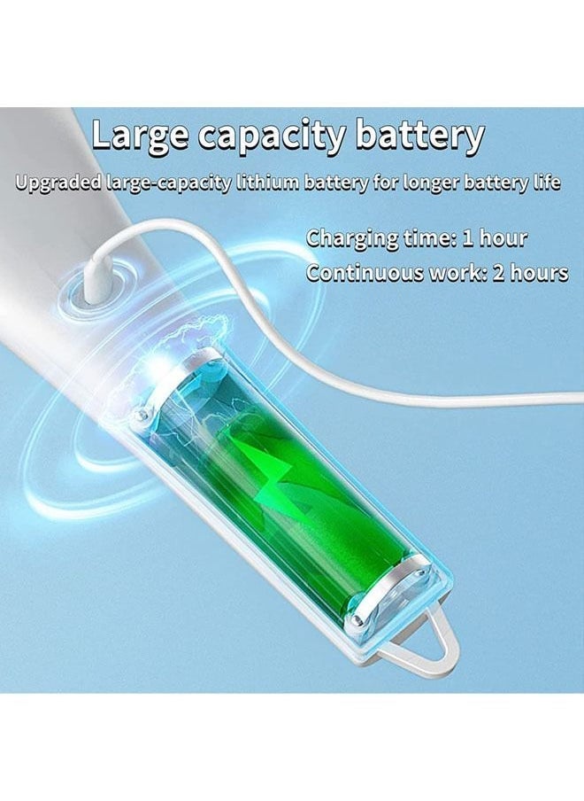 Arabest Electric Spin Scrubber, Electric Cleaning Brush, with 5 Replaceable Cleaning Brush Heads and USB Portable Electric Spin Cleaner - Image 3