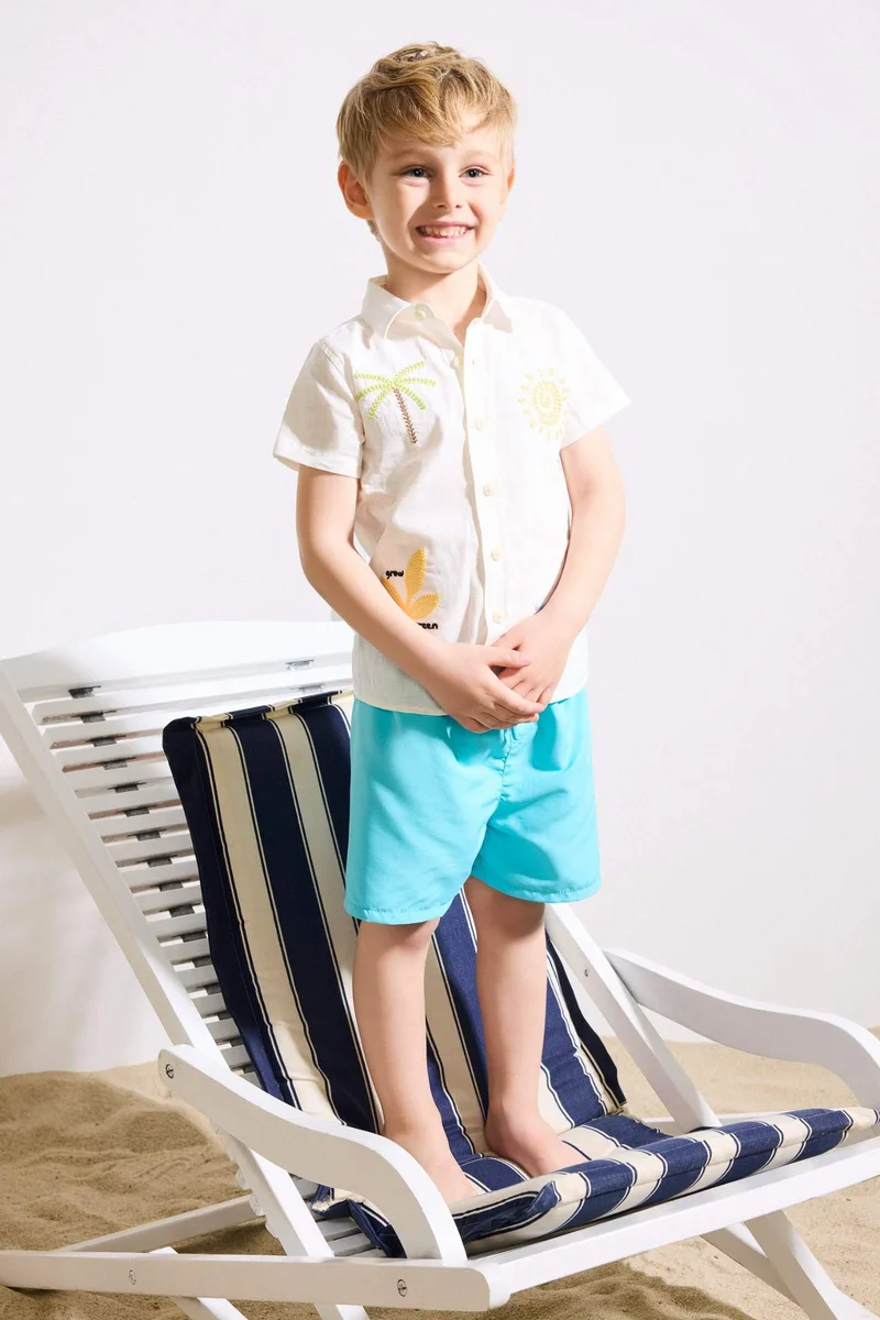 ديفاكتو Baby Boy Regular Fit Swim Shorts