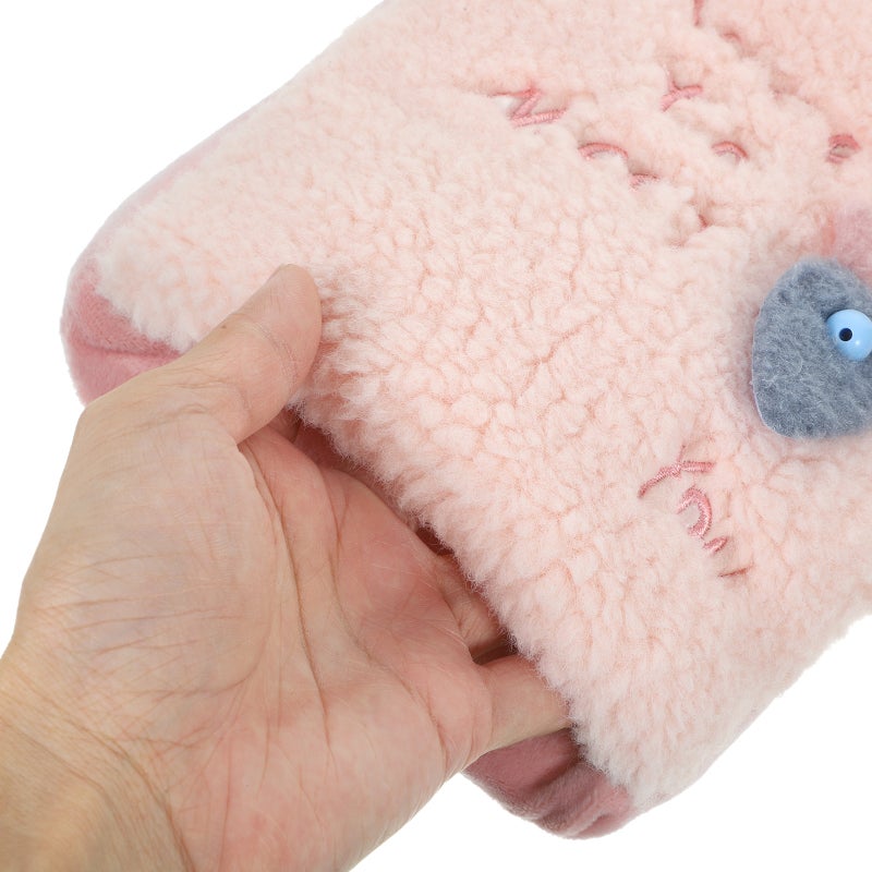 1Pc Plush Hand Warmer Mini Hand Warmer Water Injection Hot Water Bag - Image 3